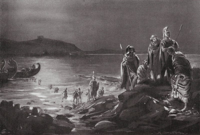 Oligarkernas återkomst till Samos (lito) av Margaret (after) Dovaston