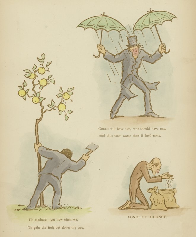 Sida från The Satires of Cynicus av Martin Cynicus Anderson