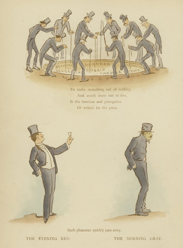 Sida från The Satires of Cynicus av Martin Cynicus Anderson