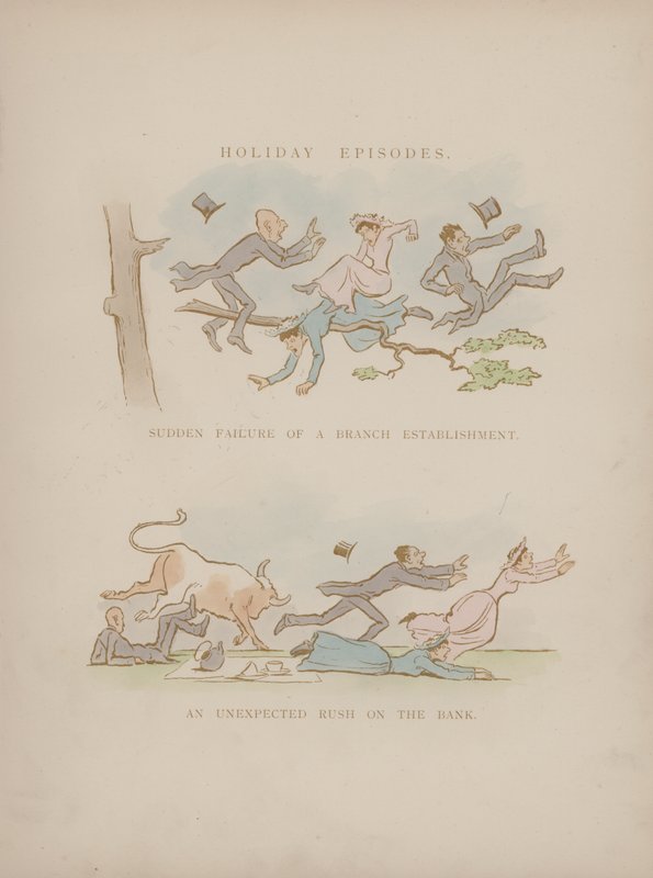 Sida från Cynicus Humors (färgad gravyr) av Martin  Anderson