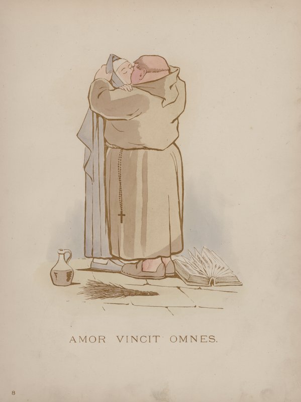 Sida från Cynicus Humors (färgad gravyr) av Martin  Anderson