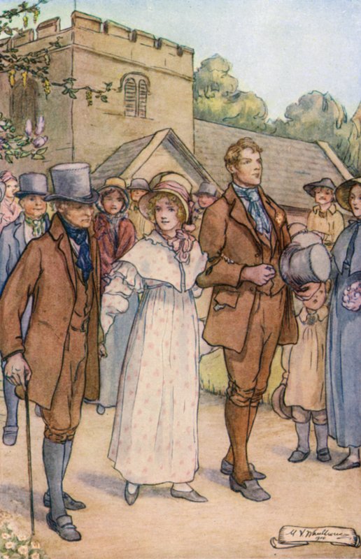 Illustration för Silas Marner av Mary V. Wheelhouse