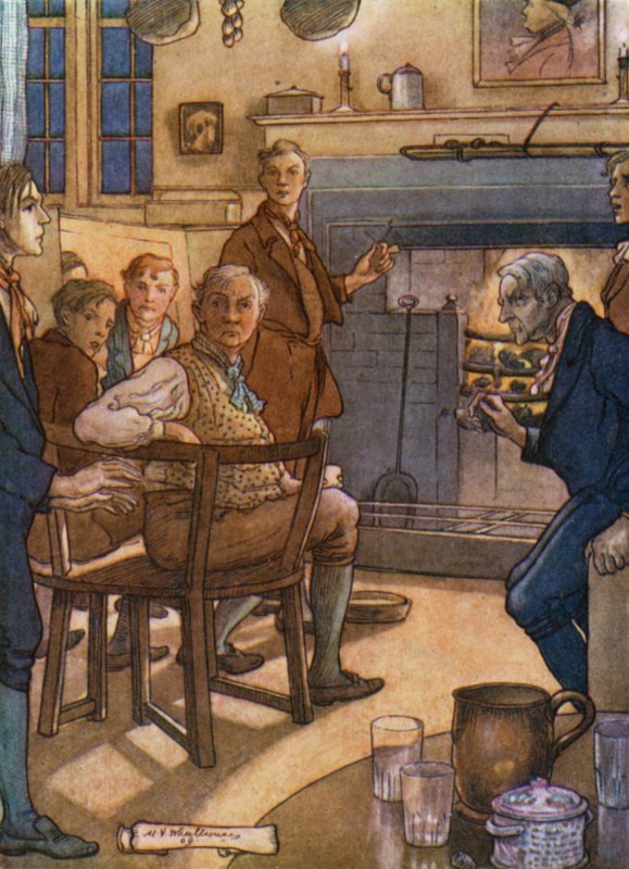 Illustration för Silas Marner av Mary V. Wheelhouse