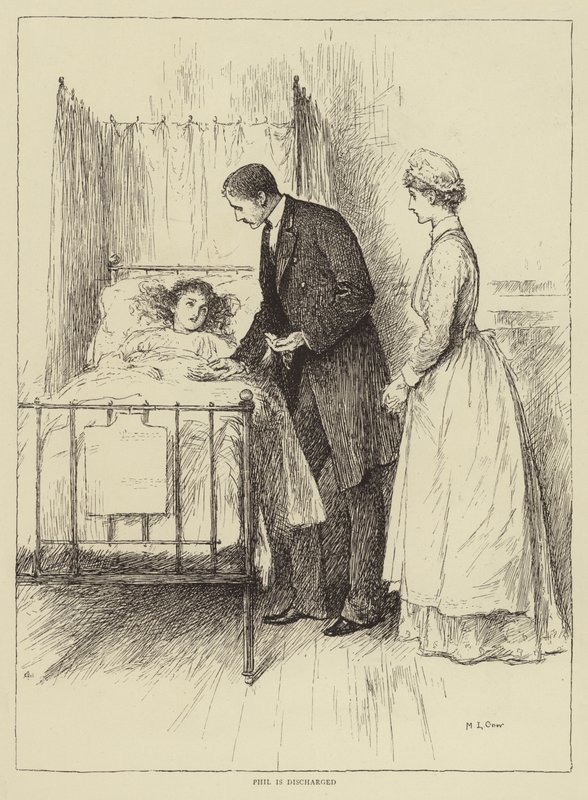 Illustration till The Story of a Nurse, av Honnor Morten av Mary L. Gow