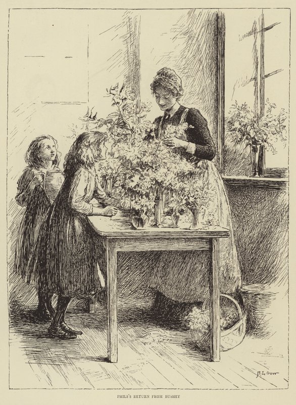 Illustration till The Story of a Nurse, av Honnor Morten av Mary L. Gow