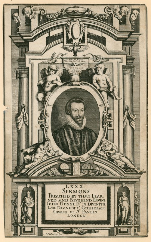 Dr John Donne, framliden dekan vid Cathedral Church of St Paul