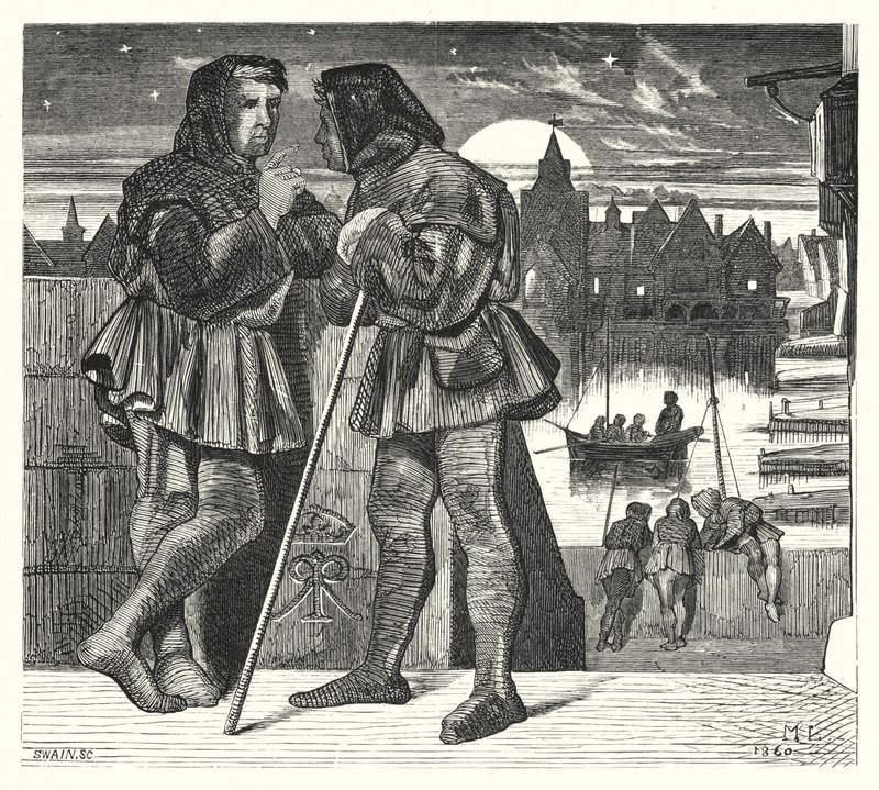 The Apparitor of the Secret Tribunal (gravyr) av Matthew James (attr. to) Lawless
