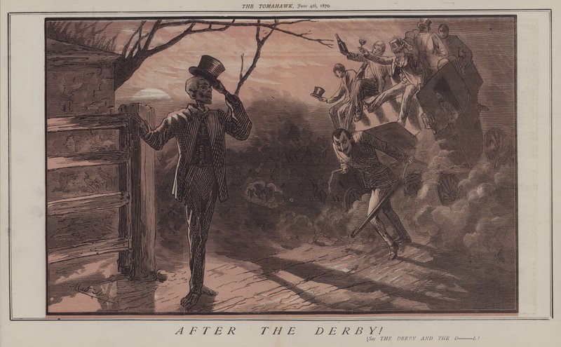 Efter Derbyt! (färg litho) av Matthew