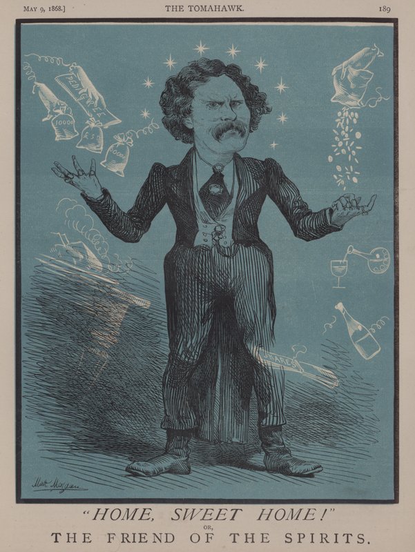 Hem kära hem! eller Andarnas vän (färg litho) av Matthew