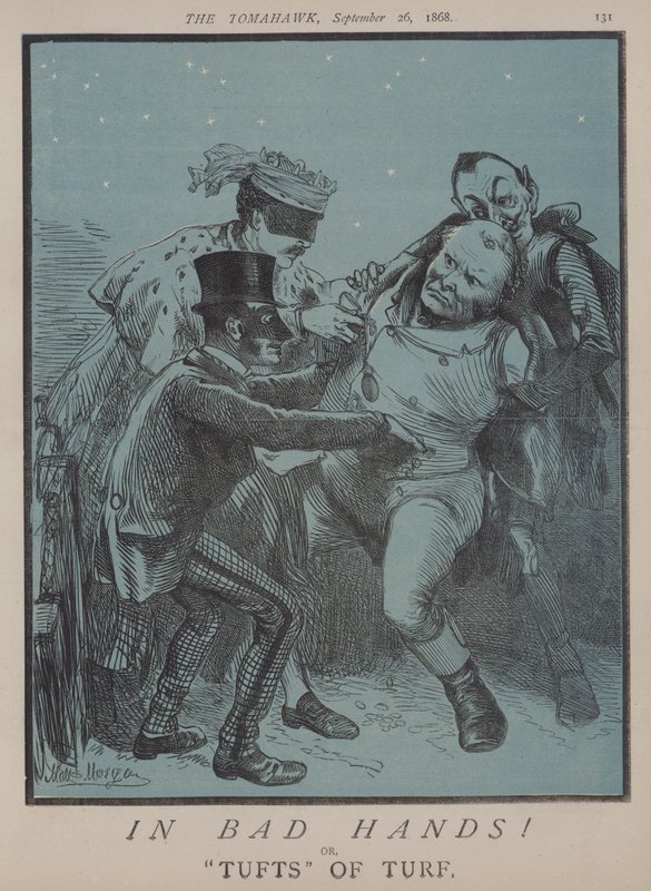 I dåliga händer! eller tovor av torv (färg litho) av Matthew