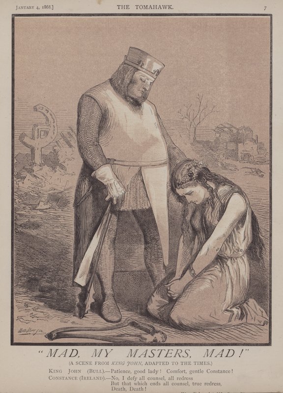 Galen, mina mästare, galen! (färg litho) av Matthew
