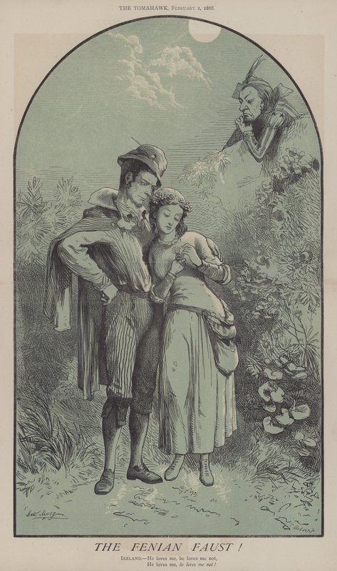 Den Fenian Faust! (färg litho) av Matthew