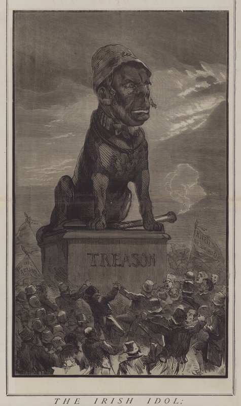 The Irish Idol (färg litho) av Matthew