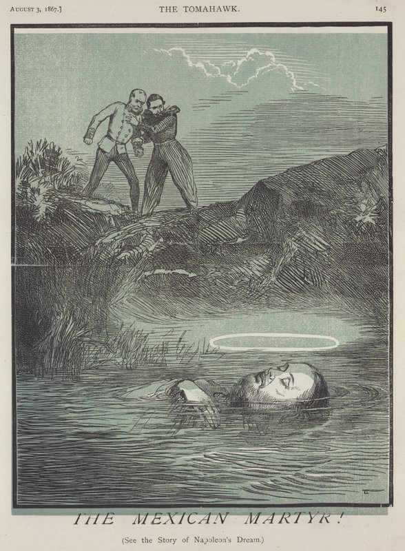 Den mexikanska martyren (färg litho) av Matthew