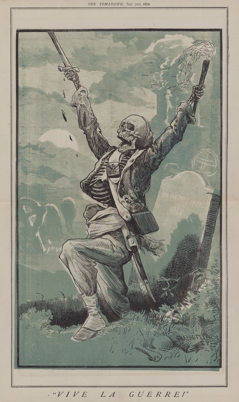Länge leve kriget! (färg litho) av Matthew