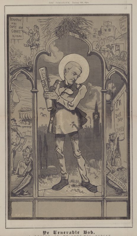 Ye Venerable Bob (färg litho) av Matthew