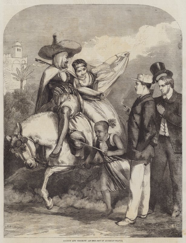 Dignity and Mischief, en incident av Algerian Travel av Matthew Somerville Morgan
