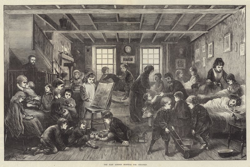 East London Hospital for Children (sjukhus för barn i East London) av Matthew White Ridley