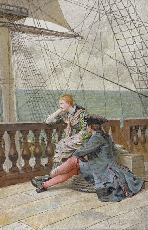 Ombord på fartyget av Maurice Leloir