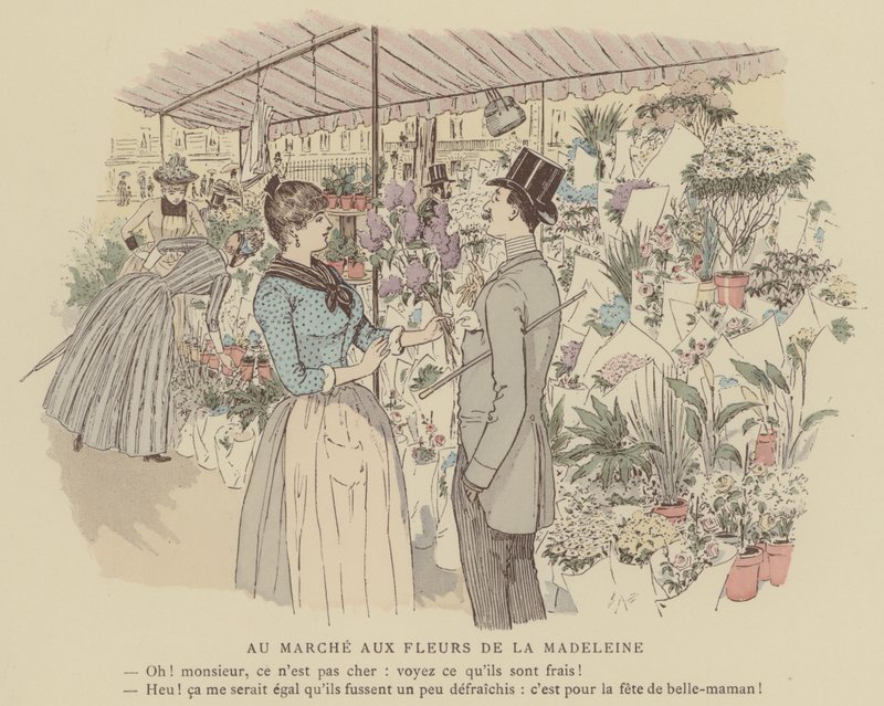 Illustration för Paris Brilliant (färg litho) av Maurice Charles Mathieu Bonvoisin