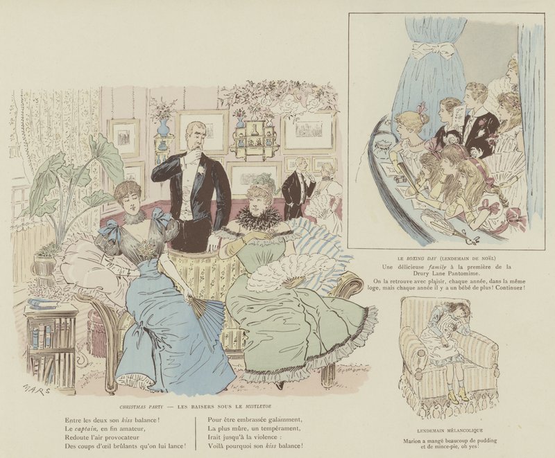 Illustration för London Life by Mars av Maurice Charles Mathieu Bonvoisin