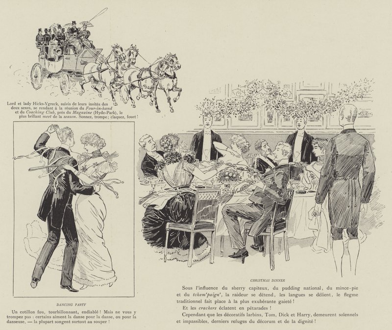 Illustration för London Life by Mars av Maurice Charles Mathieu Bonvoisin