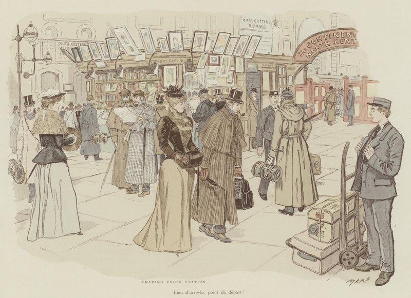 Illustration för London Life by Mars av Maurice Charles Mathieu Bonvoisin