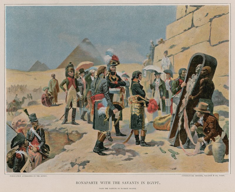 Bonaparte med de lärda i Egypten av Maurice Henri Orange