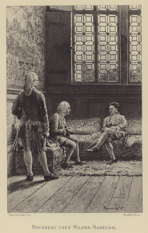 Rousseau besöker Georgel Keith av Maurice Leloir
