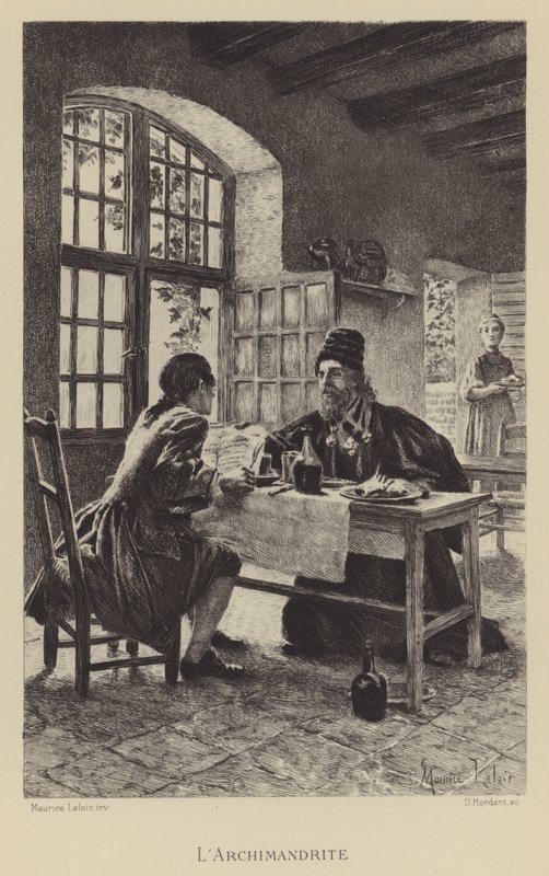 Arkimandriten (gravyr) av Maurice Leloir