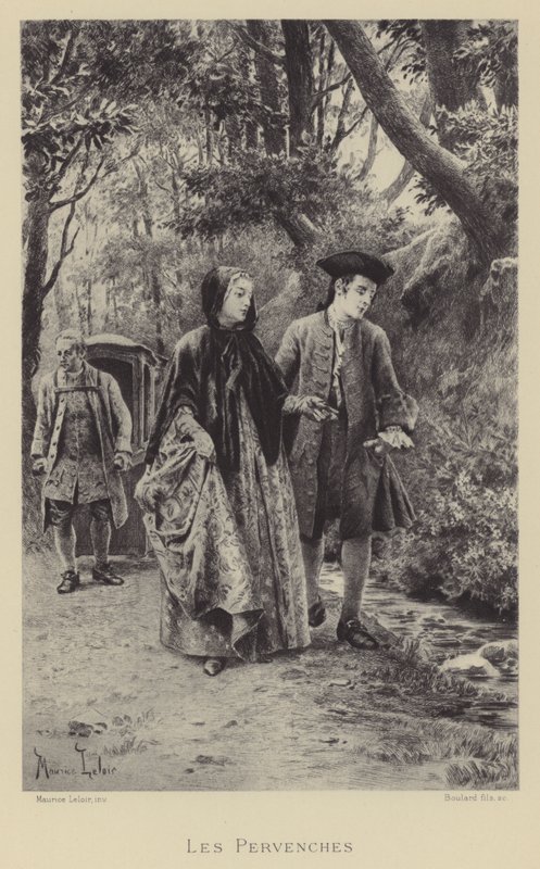 Snäckorna (djuptryck) av Maurice Leloir