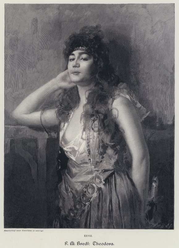 Theodora (gravyr) av Max Ferdinand Bredt