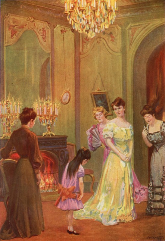Illustration för Jane Eyre av Charlotte Bronte (färg litho) av Max Wulff
