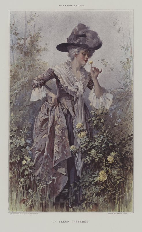 La Fleur Preferee (Favoritblomman) av Maynard Brown