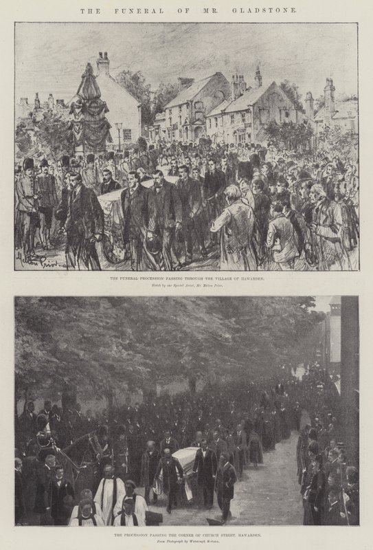 Mr Gladstones begravning av Melton Prior