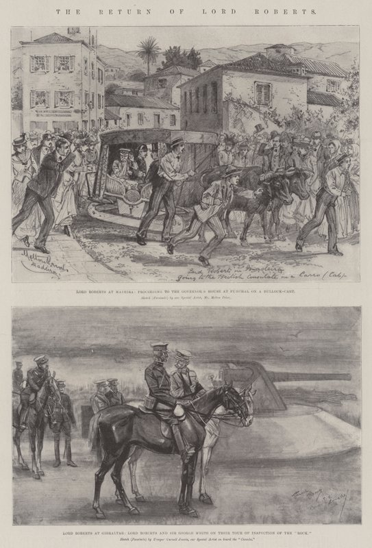 Lord Roberts återkomst av Melton Prior