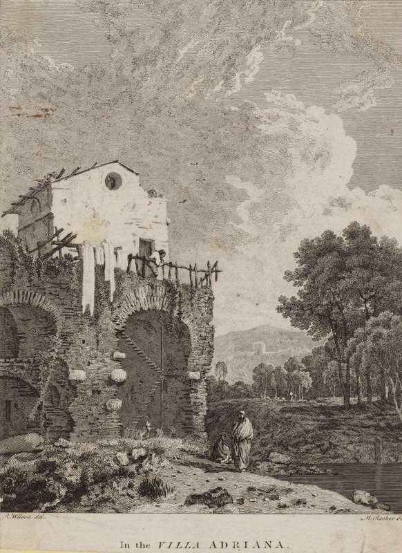 I Villa Adriana, Italien av Michael 1743 1801 after Rooker