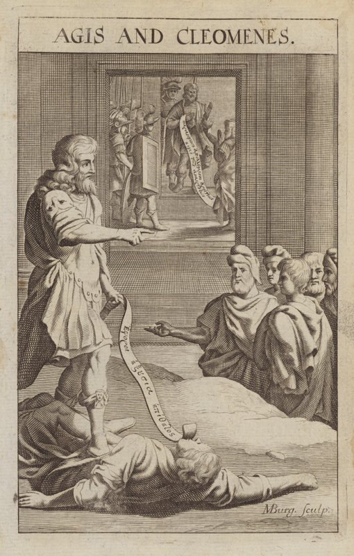Agis IV och Cleomenes III, spartanska kungar av Michael Burghers