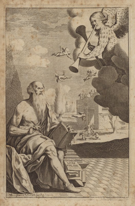 Illustration för Plutarchus liv av Michael Burghers