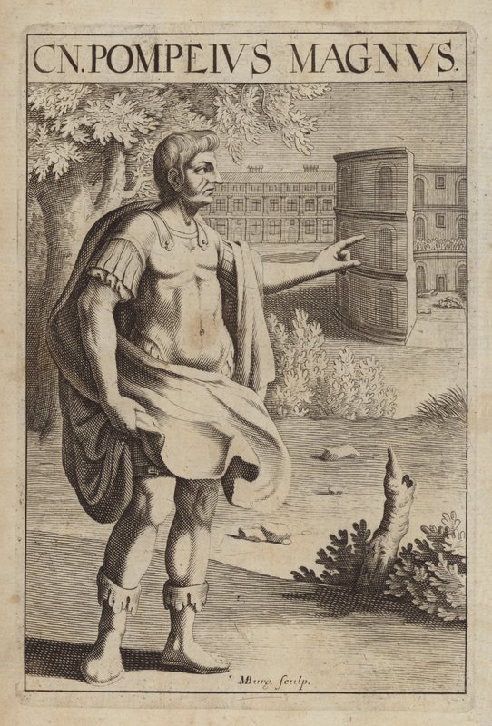 Pompejus den store, romersk statsman och soldat av Michael Burghers