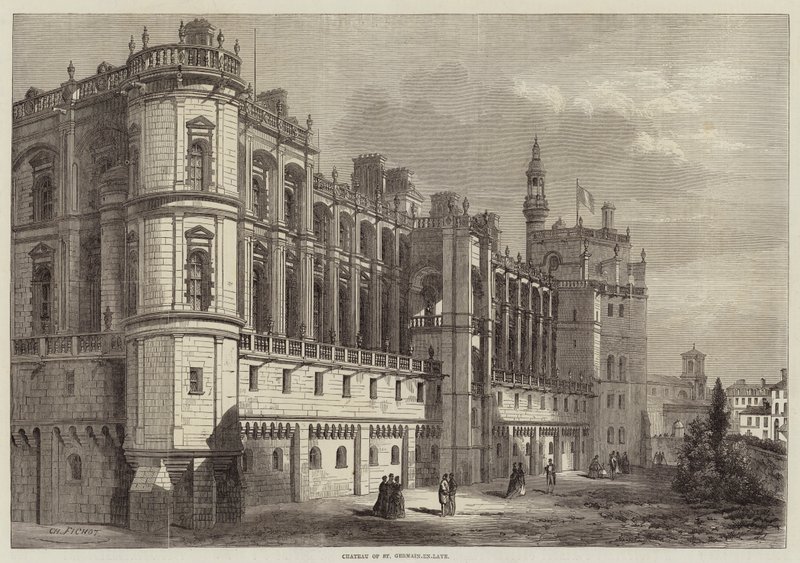 Slottet St Germain-en-Laye av Charles Fichot