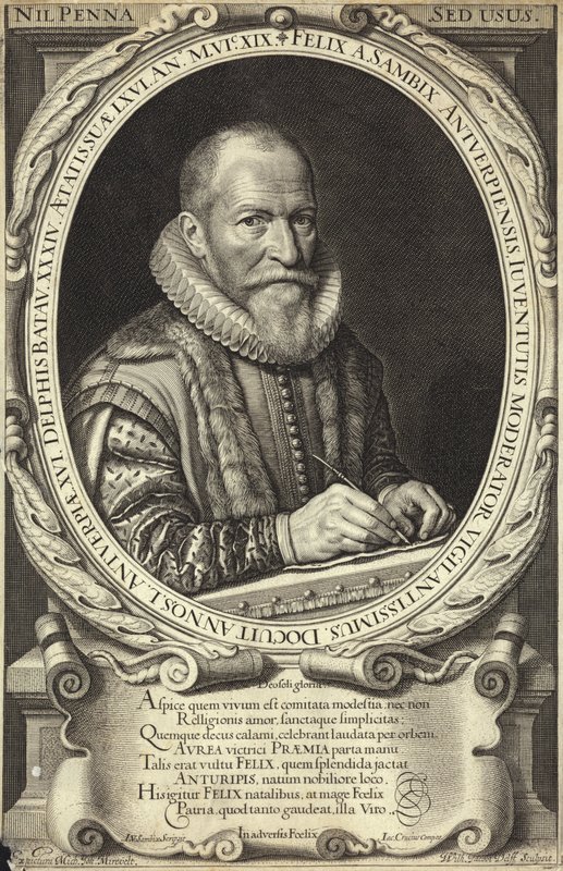 Porträtt av Felix van Sambix av Michiel Jansz van Mierevelt