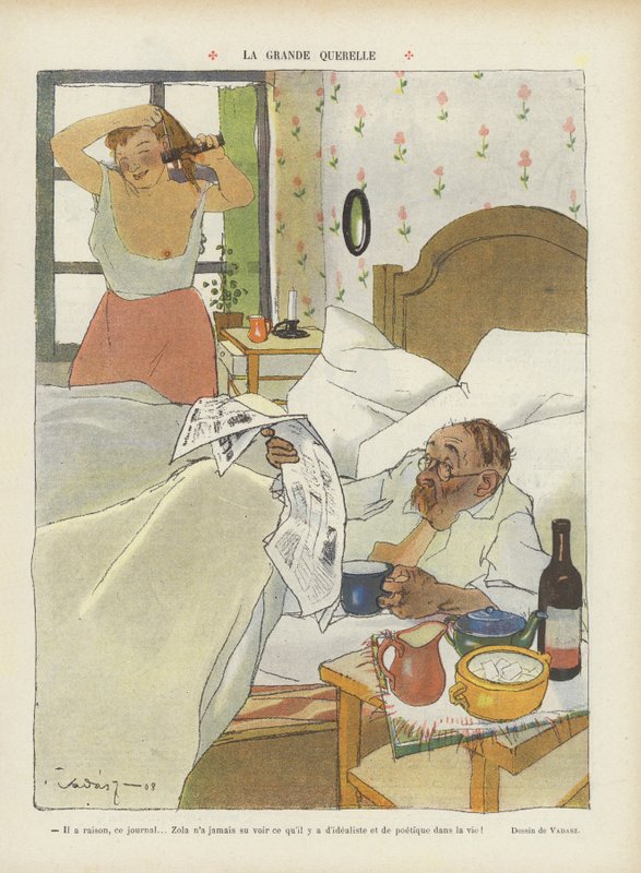 Illustration för Le Rire av Miklós Vadász