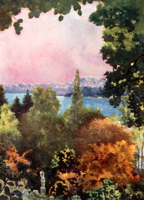 Bodensjön från Schloss Mainau av Mima Nixon