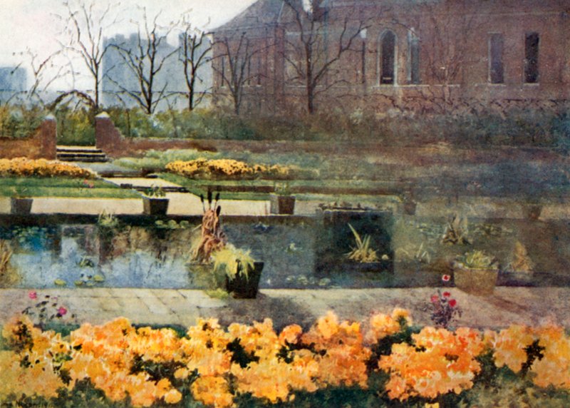 Den holländska trädgården, Kensington Palace av Mima Nixon