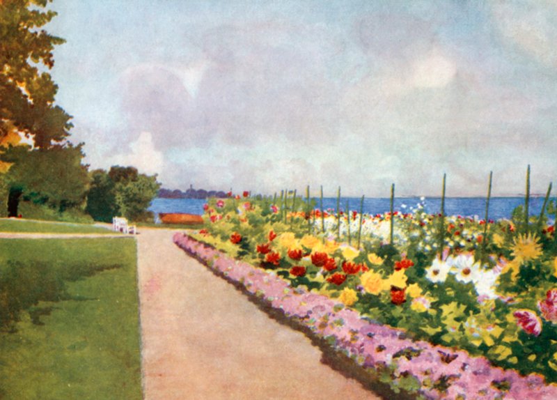 Trädgården vid havet, Villa Hvidovre av Mima Nixon