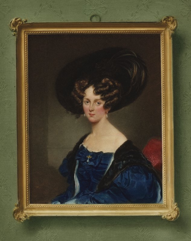 Porträtt av Johanna Georgine von Arthaber av Moritz Michael Daffinger