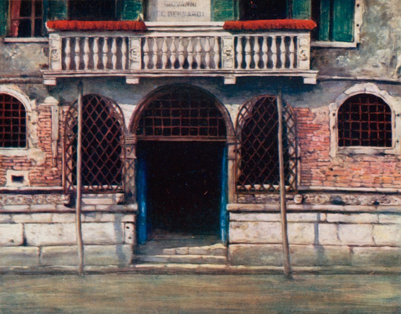 En dörröppning, Venedig av Mortimer Ludington Menpes