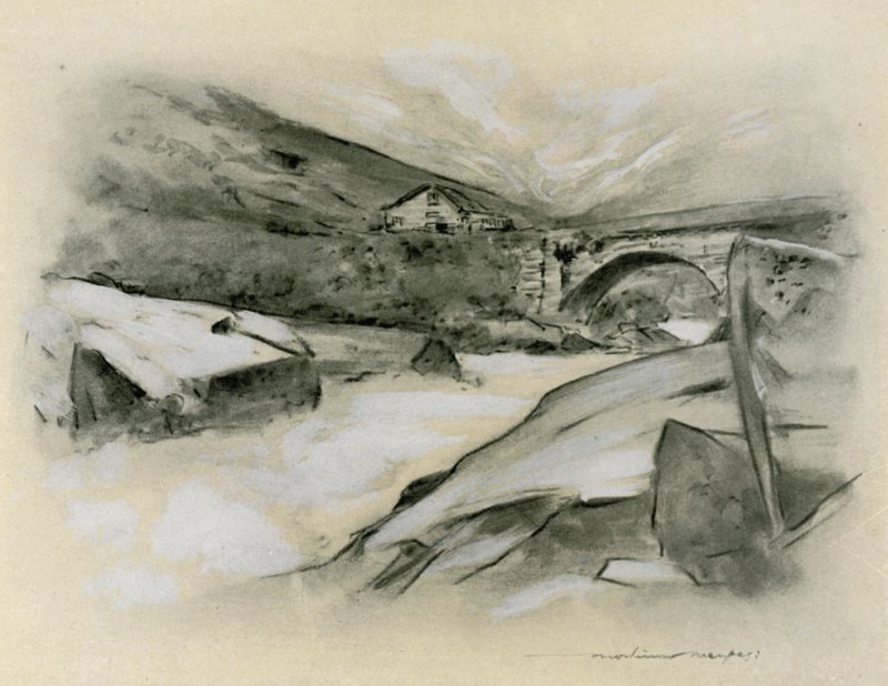 En bergstorrent av Mortimer Ludington Menpes