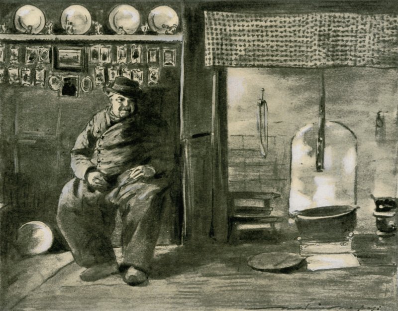 En provinsiell interiör av Mortimer Ludington Menpes